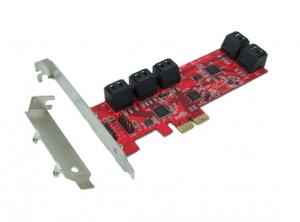 Ableconn PEX10-SAT 10 Port SATA 6G PCI Express Host Adapter Card - AHCI 6 Gbps SATA III Low Profile PCIe 2.0 Expansion Card