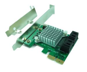 Ableconn PEX-SAT4R 4-Port SATA 6G PCI Express 2.0 Host Adapter - PCIe AHCI SATA III 6Gbps RAID Controller Card Support HyperDuo SSD Tiering (Marvell 88SE9230 Chipset)