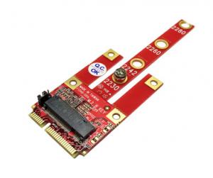 Ableconn MPEX-134B Mini PCIe Adapter with M.2 Key B Slot  - Support USB / PCIe / SATA Based M2 B Key or B-M Key Module for Mini PCI Express