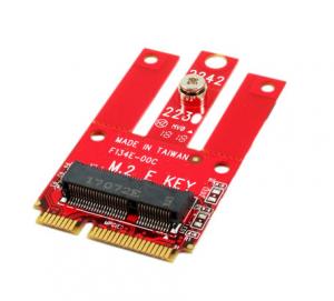 Ableconn MPEX-M2WL Mini PCIe Adapter with M.2 Key E Slot  - Support PCIe and USB Based M.2 E Key and A-E Key Module for Mini PCI Express - Work For WiFi & Bluetooth M2 Module